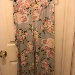 Iman Floral Palazzo Pants